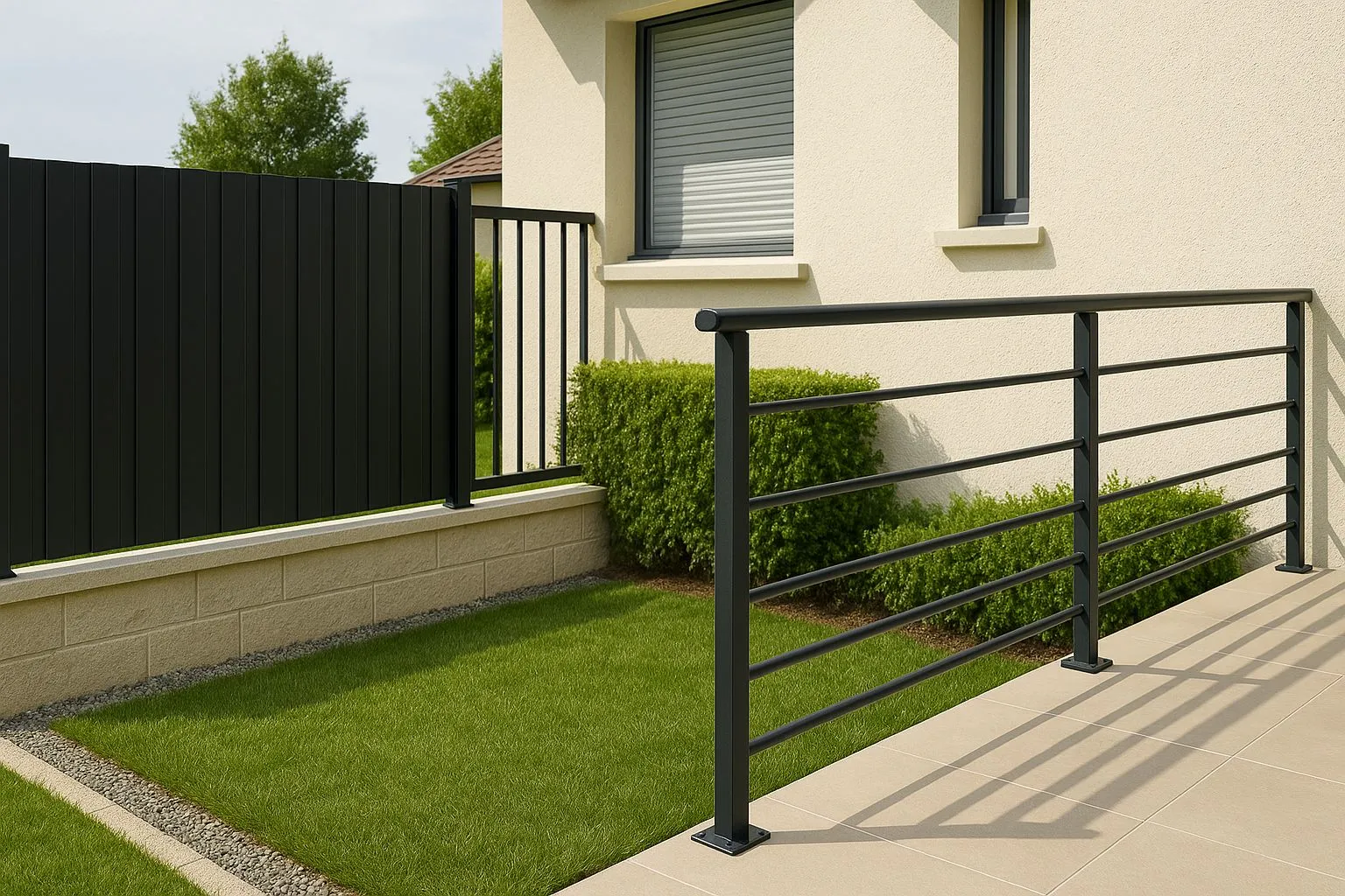 Vente et pose de Garde-corps & Clôture sur Châteaugiron, Domloup, Rennes et sur le département d'Ille et Vilaine