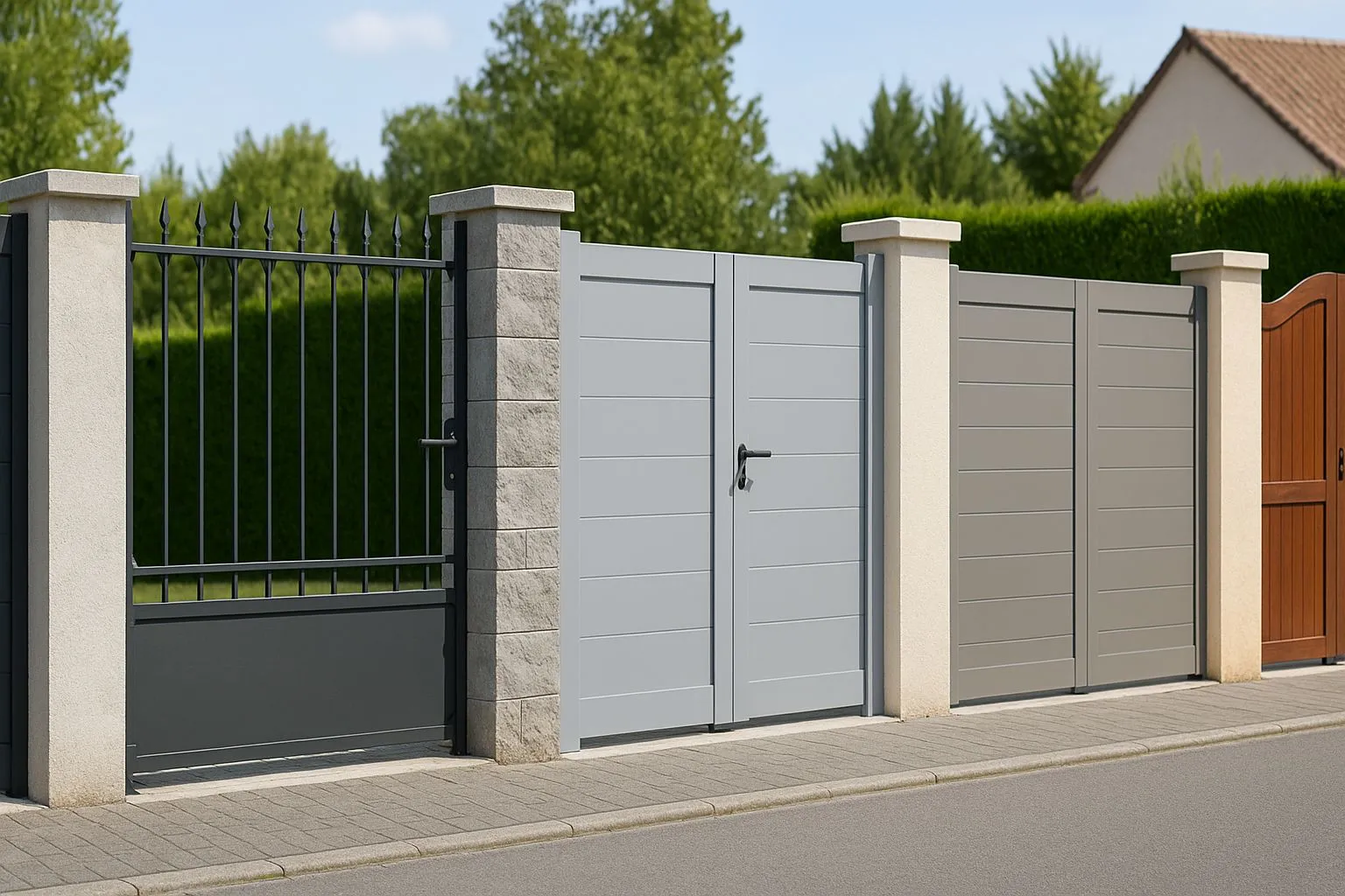 Vente et pose de Portail sur Châteaugiron, Domloup, Rennes et sur le département d'Ille et Vilaine