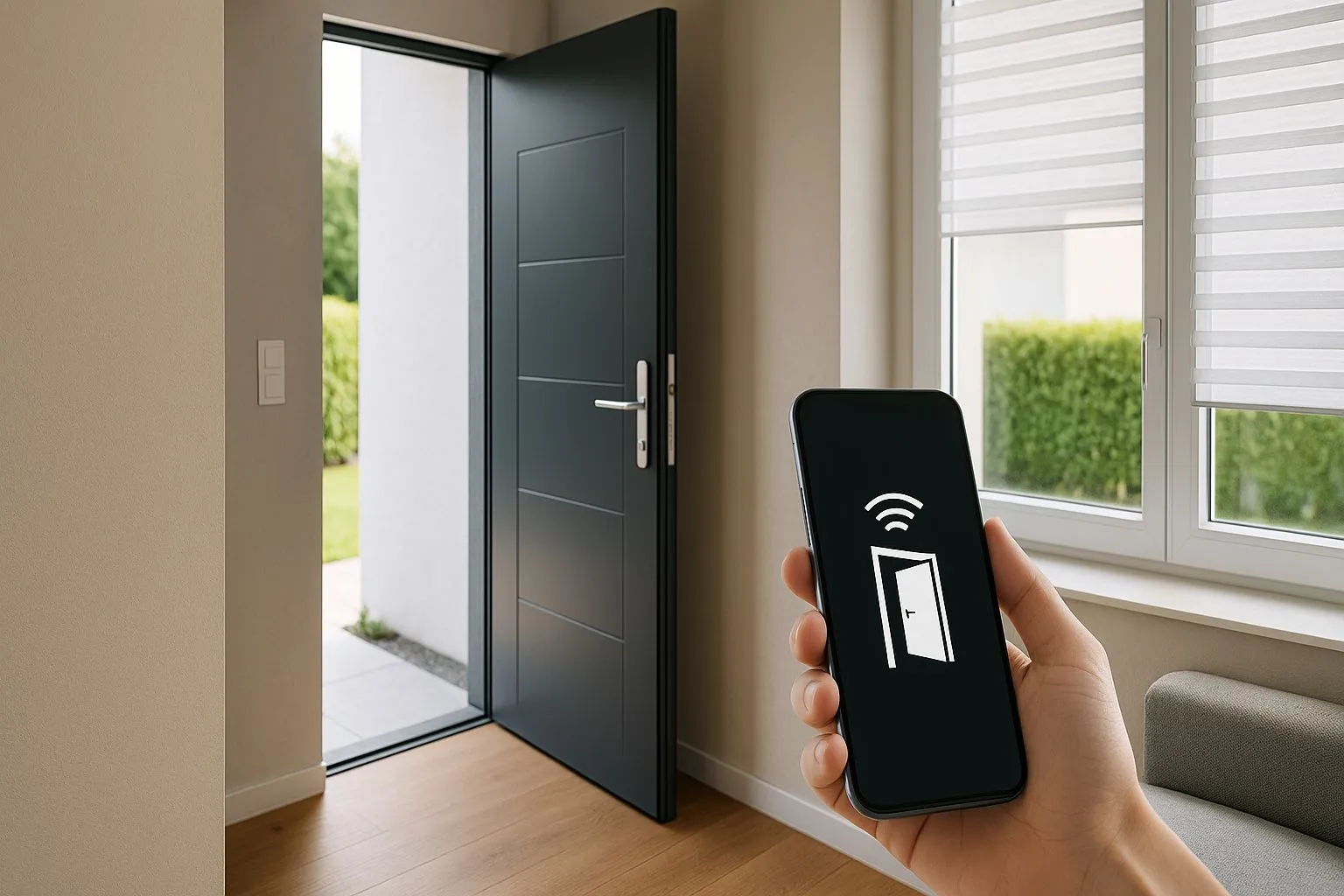 Vente et pose de Porte à Ouverture à Distance sur Châteaugiron, Domloup, Rennes et sur le département d'Ille et Vilaine