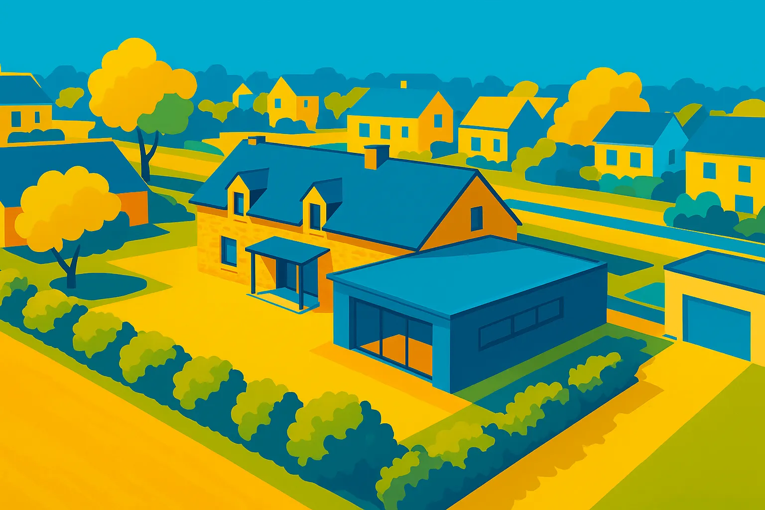 Photo de rénovation de menuiseries et ouvertures de longère à Châteaugiron